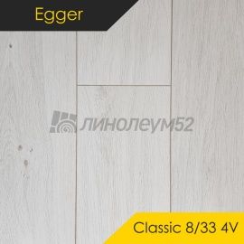 Дизайн - Egger - PRO 2023 Ламинат 8/33 4V - CLASSIC / ДУБ ВУД-ФЬОРД БЕЛЫЙ EPL212