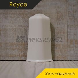 Фурнитура для плинтусов - АКСЕССУАРЫ - Winart Угол наружный под плинтус - ROYCE QUADRO 80 / ФУРНИТУРА